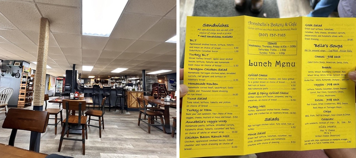 Annabella's Bakery & Cafe Menu